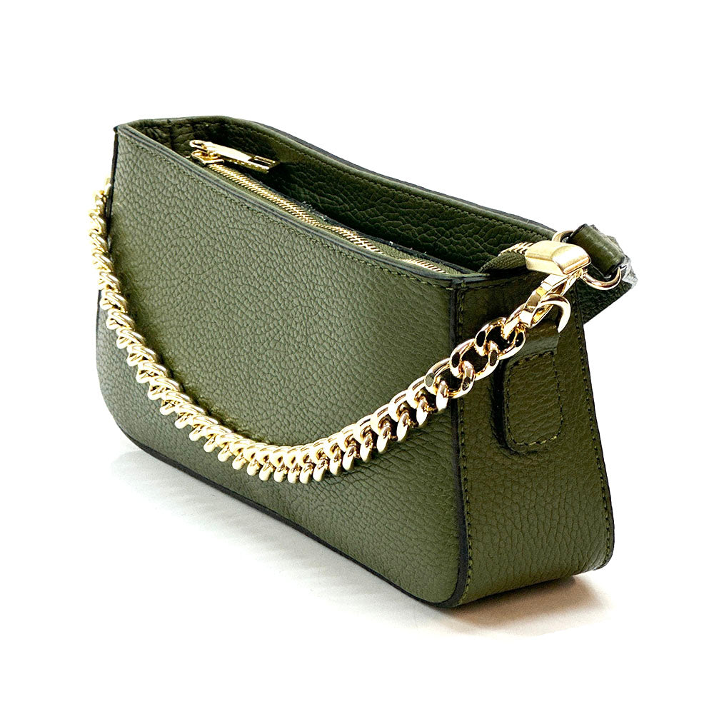 Coquette leather bag - Made In Italy