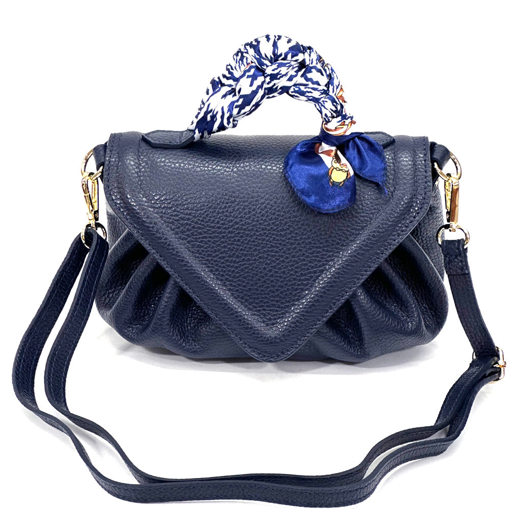 Linda leather handbag - Made In Italy