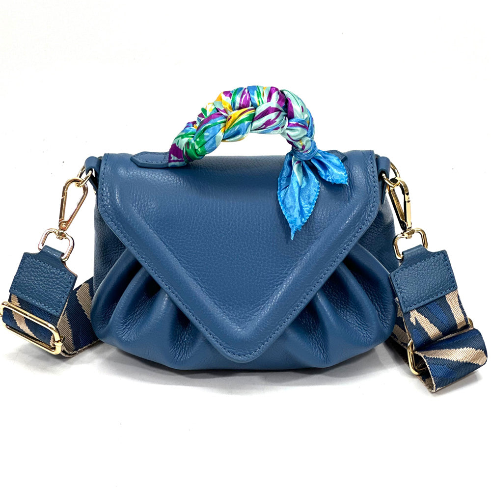 Linda leather handbag - Made In Italy