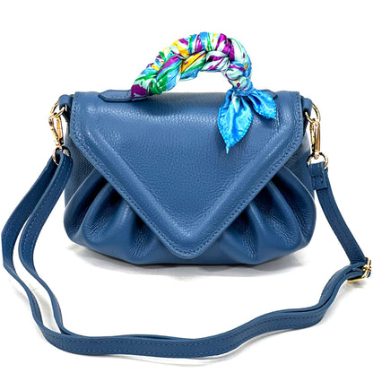 Linda leather handbag - Made In Italy