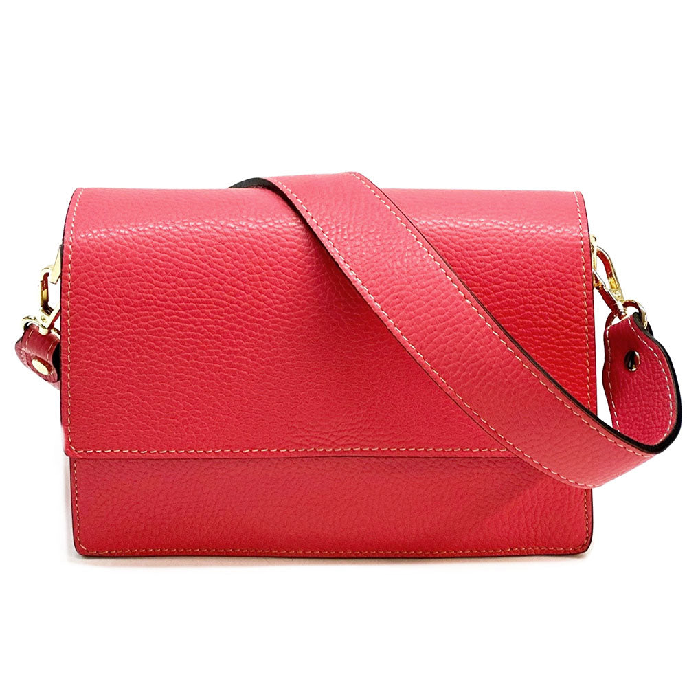 Evelina Leather Wristlet Bag - Made In Italy