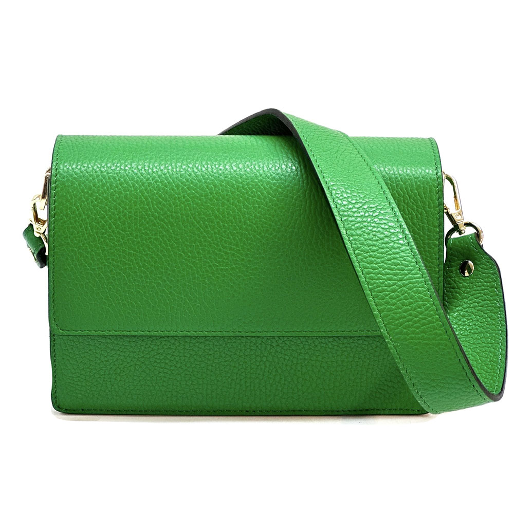 Evelina Leather Wristlet Bag - Made In Italy