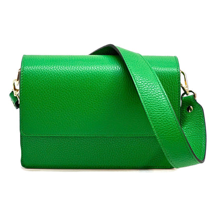 Evelina Leather Wristlet Bag - Made In Italy