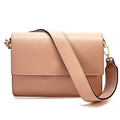Evelina Leather Wristlet Bag - Made In Italy