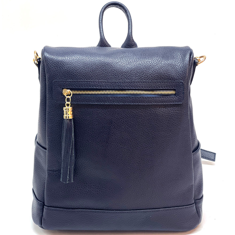 Brittany Backpack in cow leather - Made In Italy