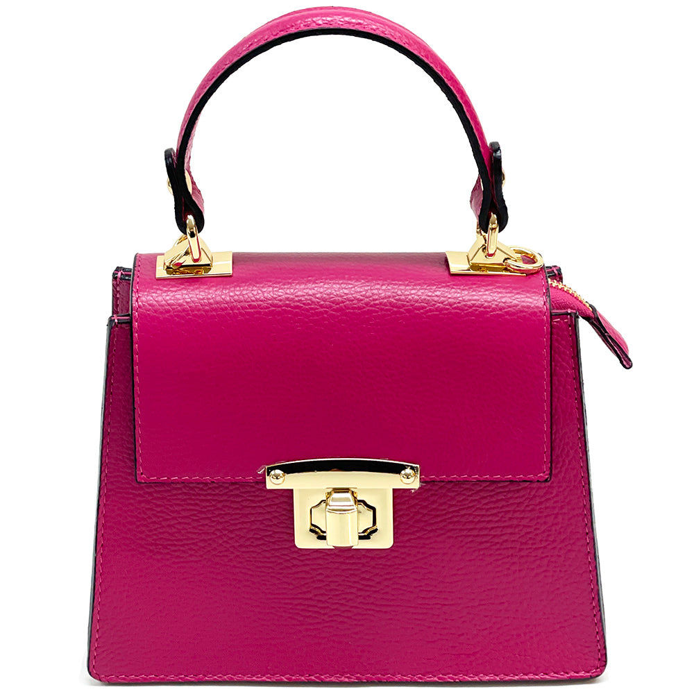 Cirilla leather handbag - Made In Italy