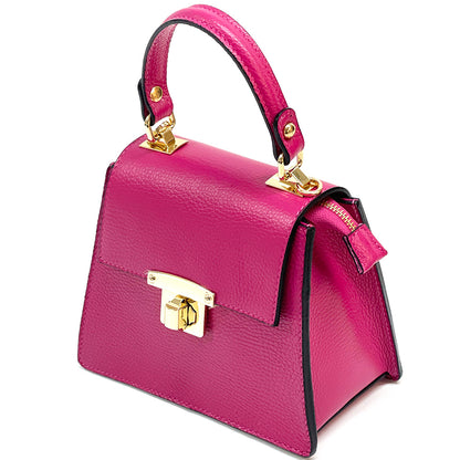 Cirilla leather handbag - Made In Italy
