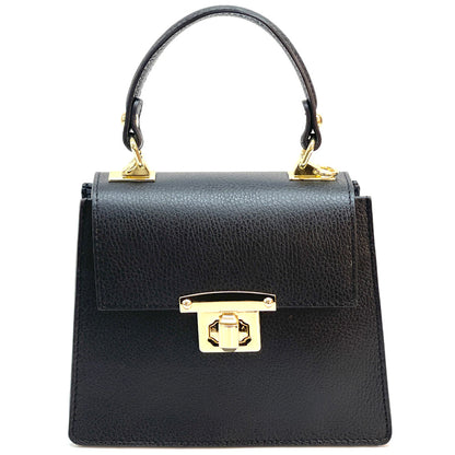 Cirilla leather handbag - Made In Italy