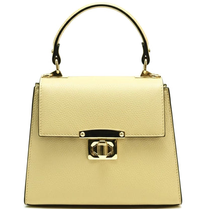 Cirilla leather handbag - Made In Italy