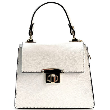 Cirilla leather handbag - Made In Italy