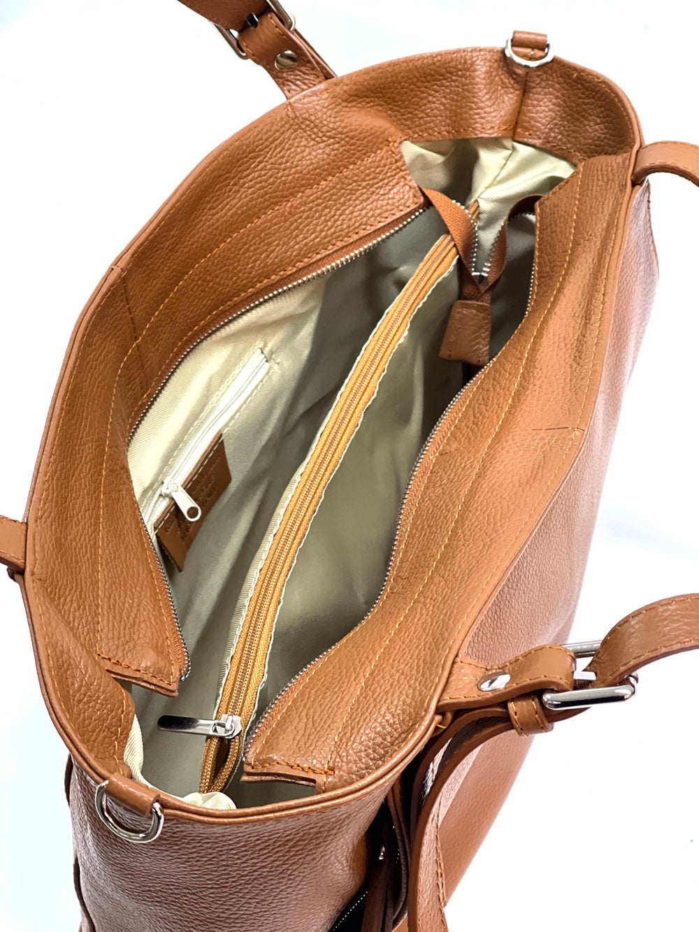 Verdiana Leather Bag - Made In Italy