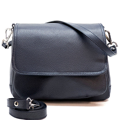 Pamela Leather Messenger Bag - Made In Italy