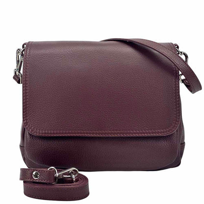 Pamela Leather Messenger Bag - Made In Italy