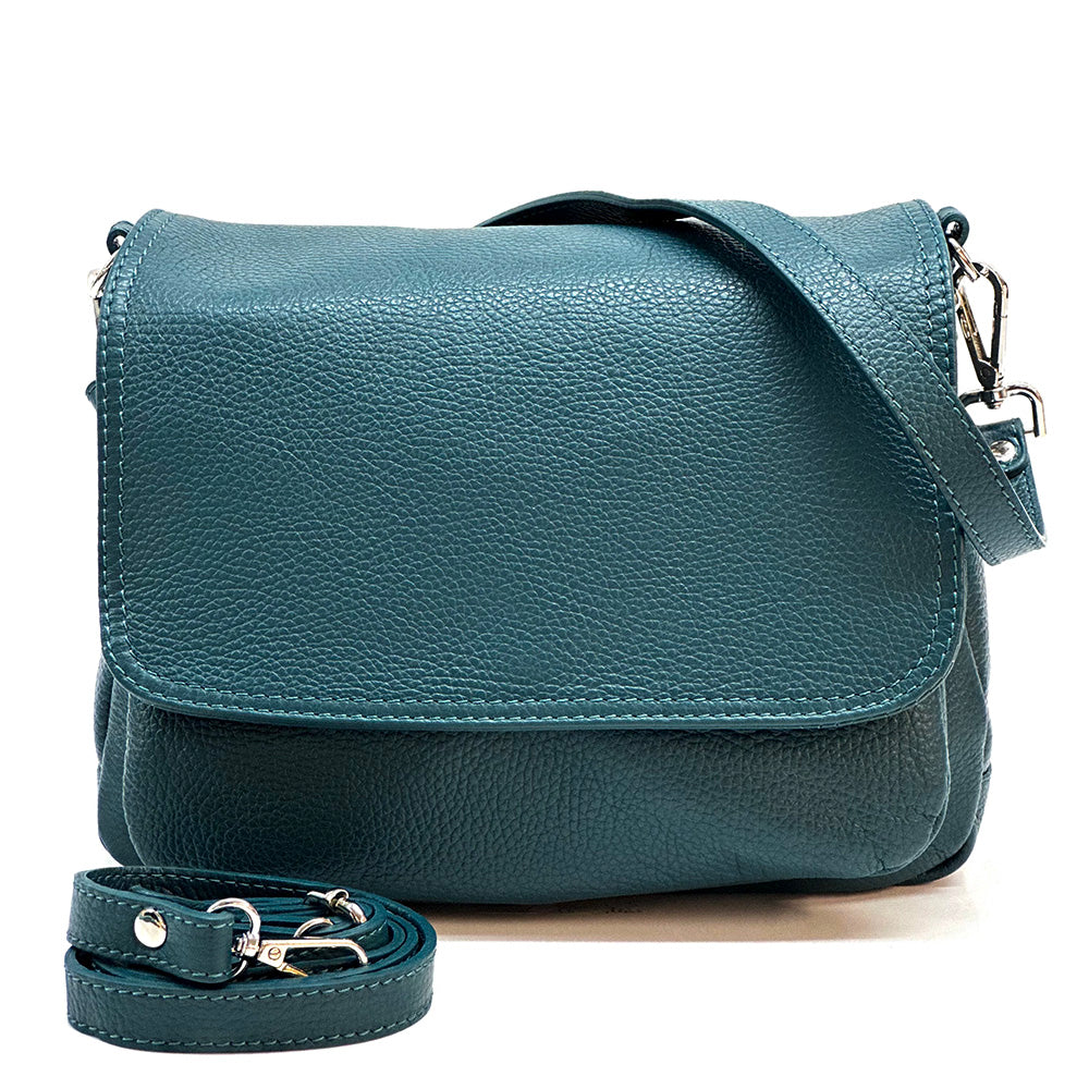 Pamela Leather Messenger Bag - Made In Italy