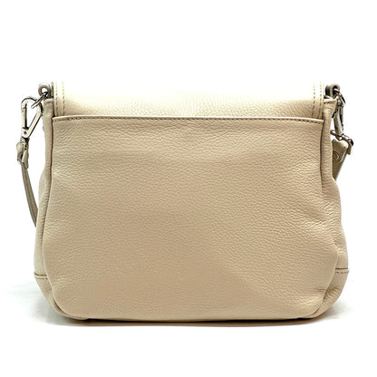 Pamela Leather Messenger Bag - Made In Italy