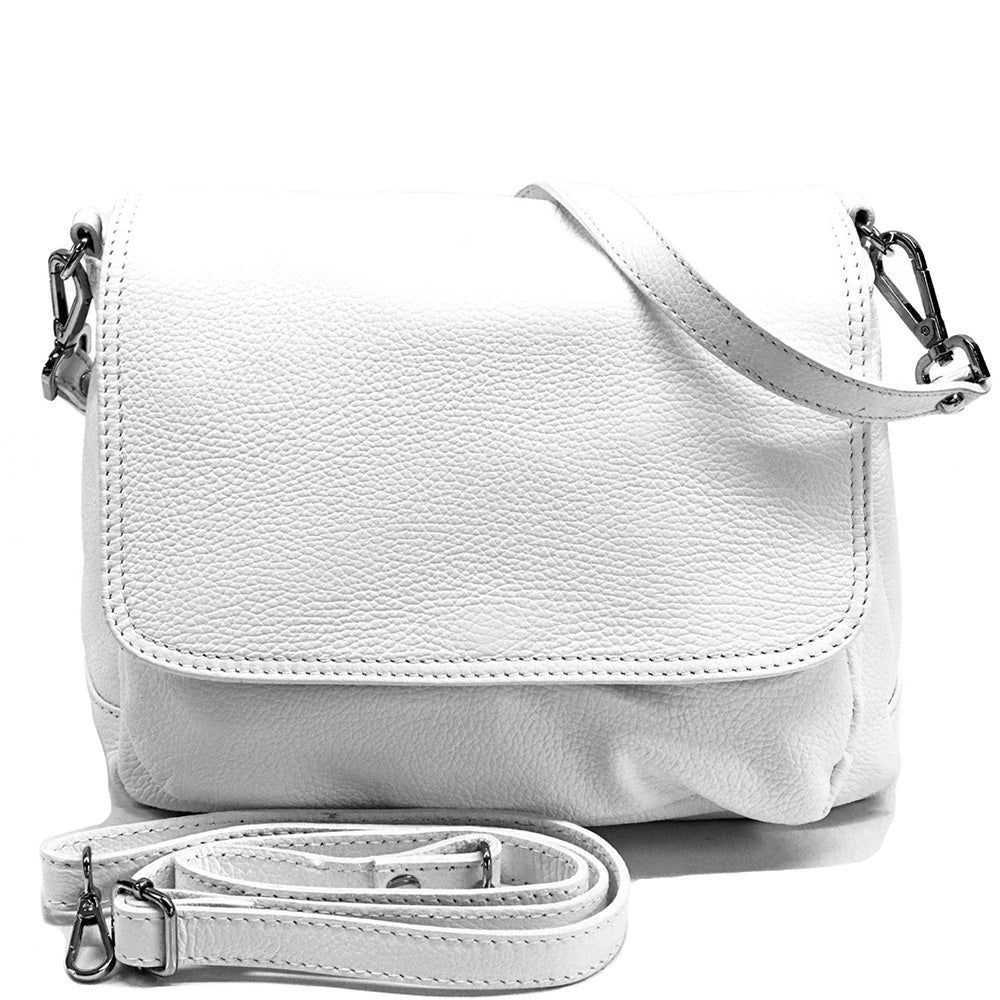 Pamela Leather Messenger Bag - Made In Italy
