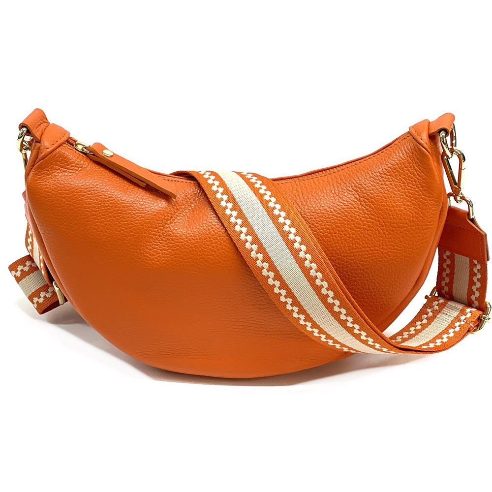 Carmen leather shoulder bag - Made In Italy