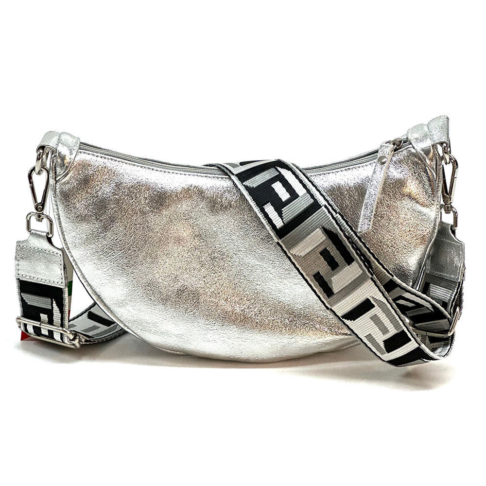 Carmen leather shoulder bag - Made In Italy