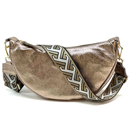 Carmen leather shoulder bag - Made In Italy
