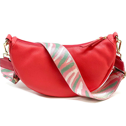 Carmen leather shoulder bag - Made In Italy