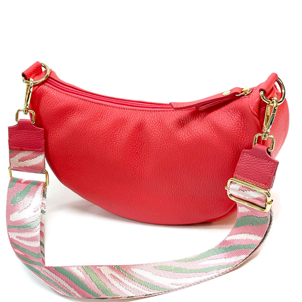 Carmen leather shoulder bag - Made In Italy