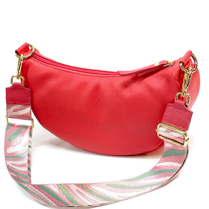 Carmen leather shoulder bag - Made In Italy