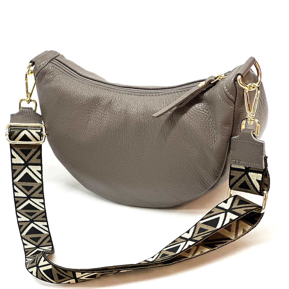 Carmen leather shoulder bag - Made In Italy