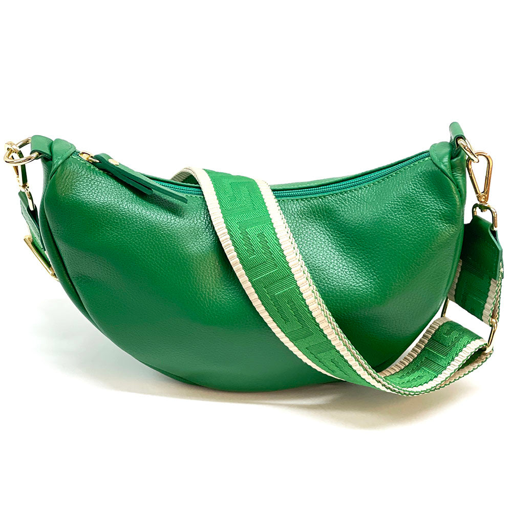 Carmen leather shoulder bag - Made In Italy