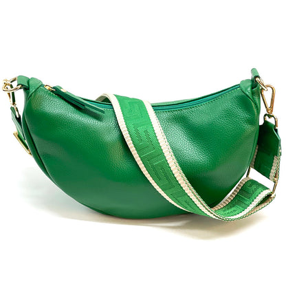 Carmen leather shoulder bag - Made In Italy