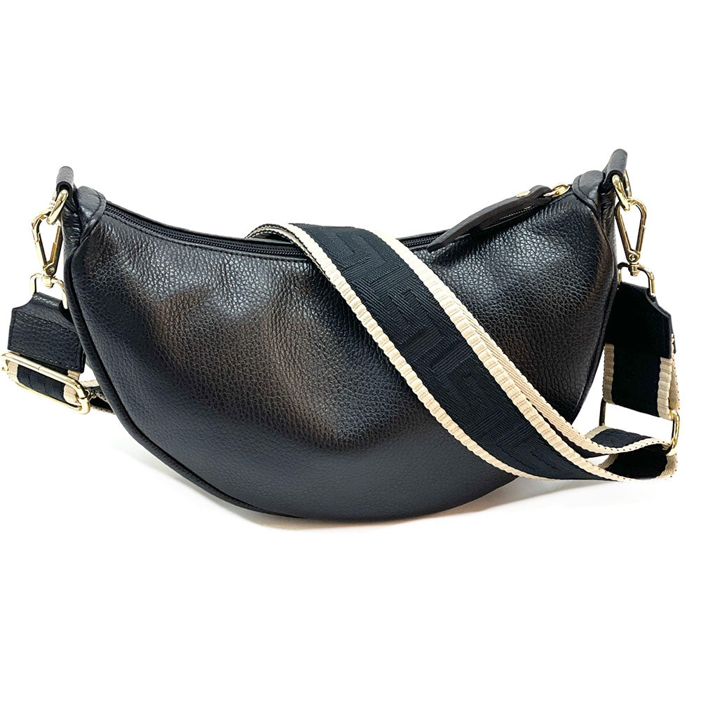 Carmen leather shoulder bag - Made In Italy