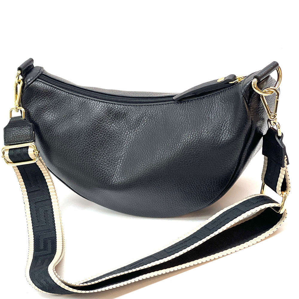 Carmen leather shoulder bag - Made In Italy