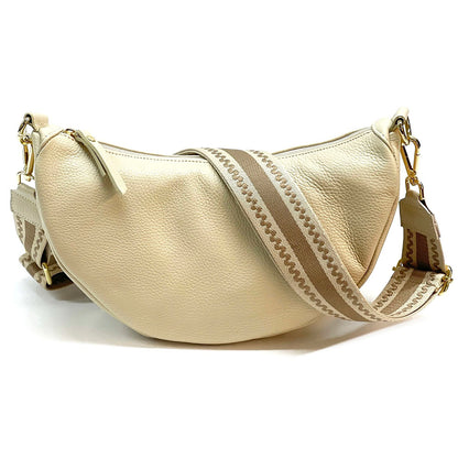 Carmen leather shoulder bag - Made In Italy
