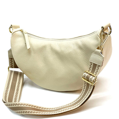 Carmen leather shoulder bag - Made In Italy