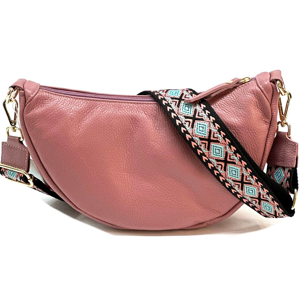 Carmen leather shoulder bag - Made In Italy