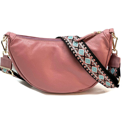 Carmen leather shoulder bag - Made In Italy