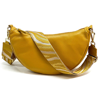 Carmen leather shoulder bag - Made In Italy