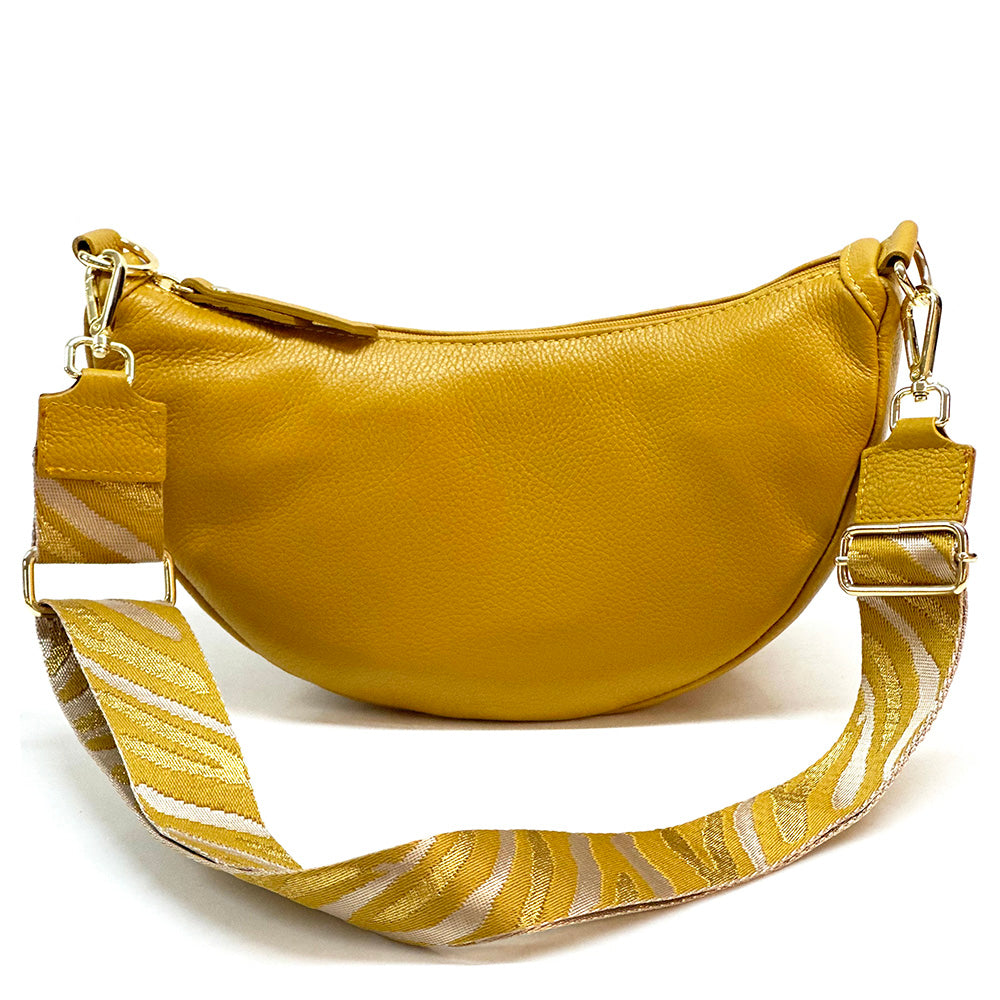 Carmen leather shoulder bag - Made In Italy
