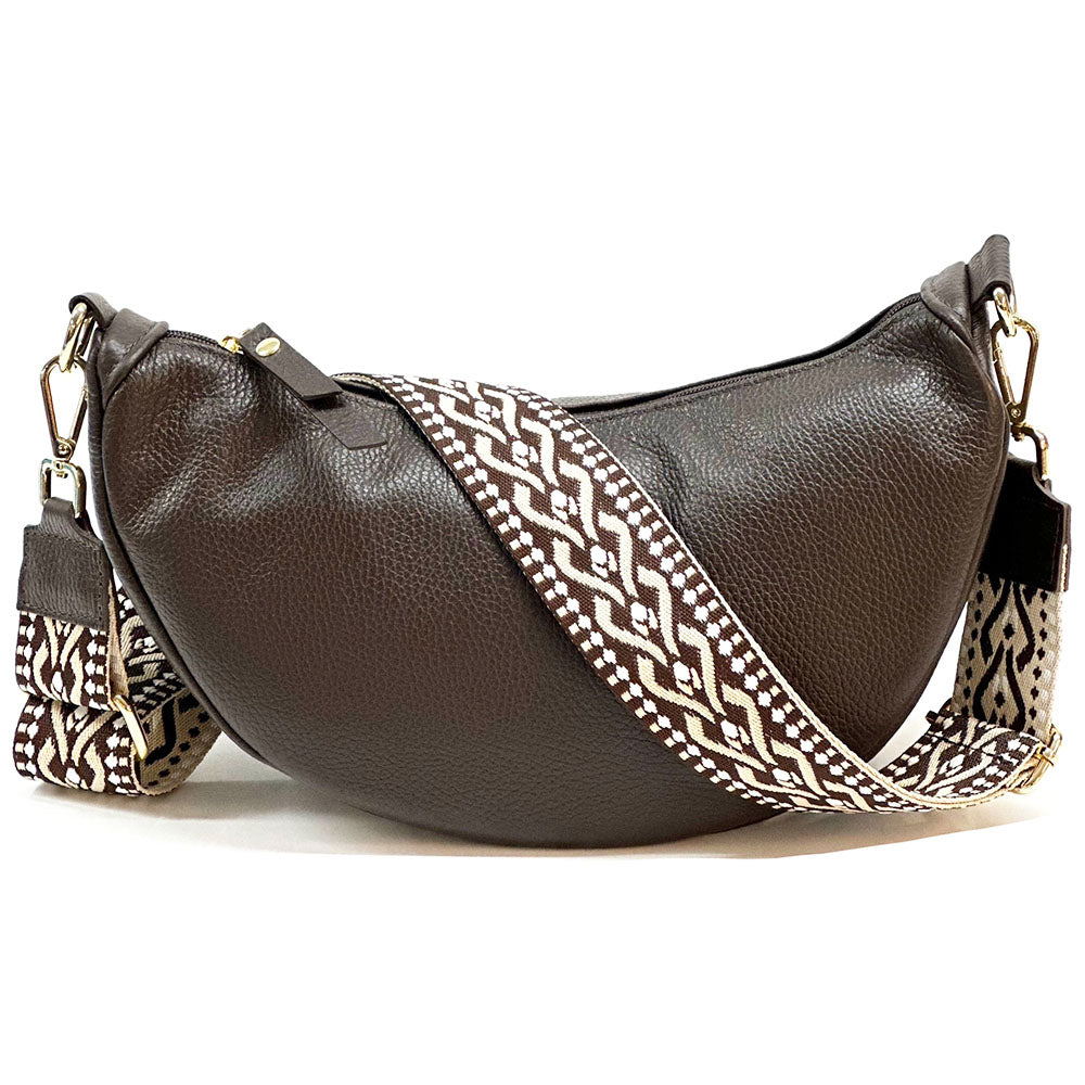 Carmen leather shoulder bag - Made In Italy