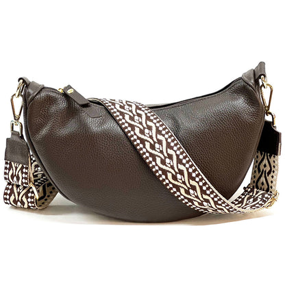 Carmen leather shoulder bag - Made In Italy
