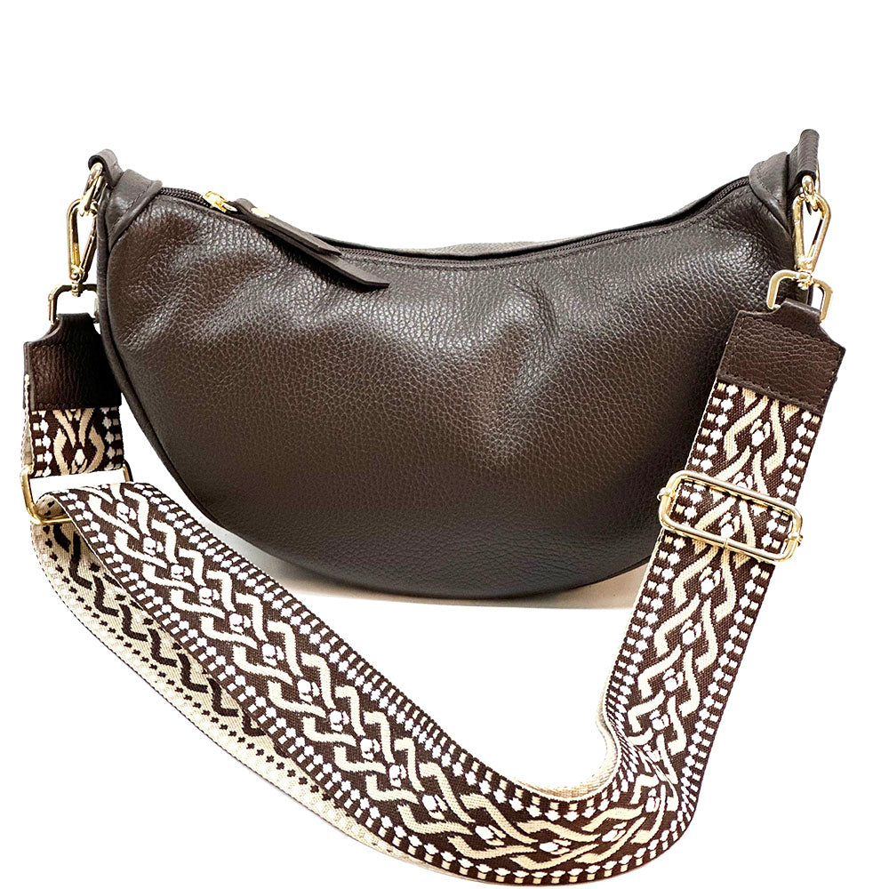 Carmen leather shoulder bag - Made In Italy
