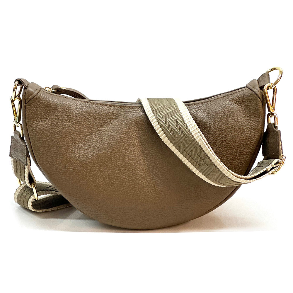 Carmen leather shoulder bag - Made In Italy