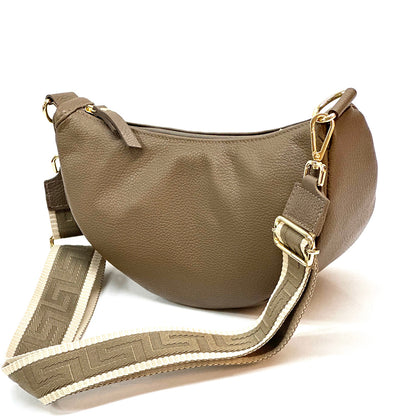 Carmen leather shoulder bag - Made In Italy