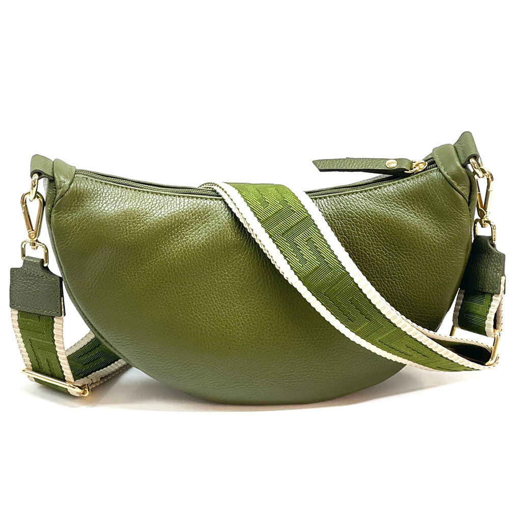 Carmen leather shoulder bag - Made In Italy