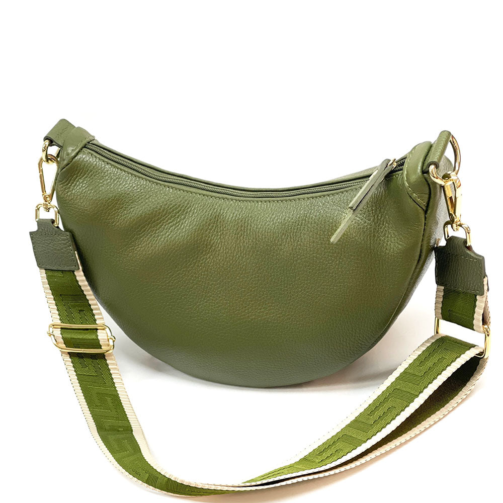 Carmen leather shoulder bag - Made In Italy