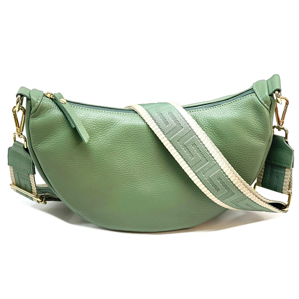 Carmen leather shoulder bag - Made In Italy