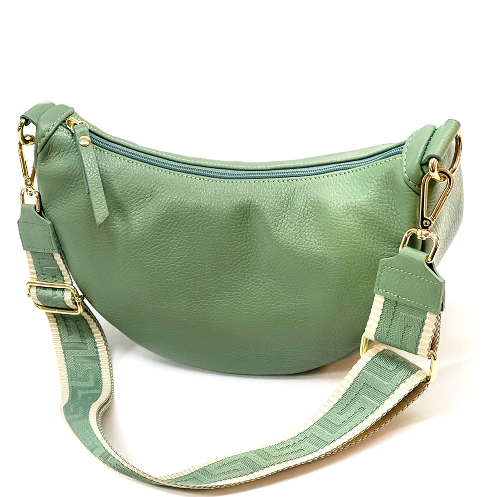 Carmen leather shoulder bag - Made In Italy