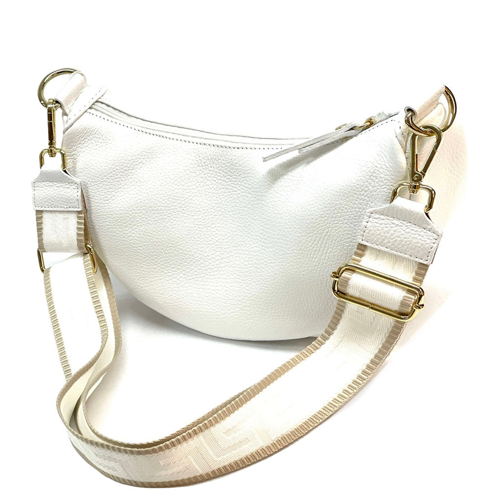 Carmen leather shoulder bag - Made In Italy