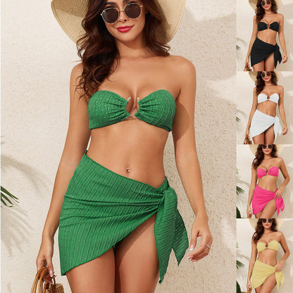 Gather bikini set