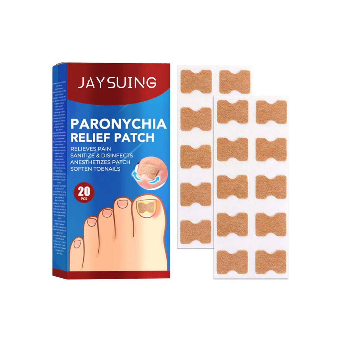 Nail Seam Care Patch, Repair Thickening Gray Nail Soft Nail Correction Nail Seam Patch