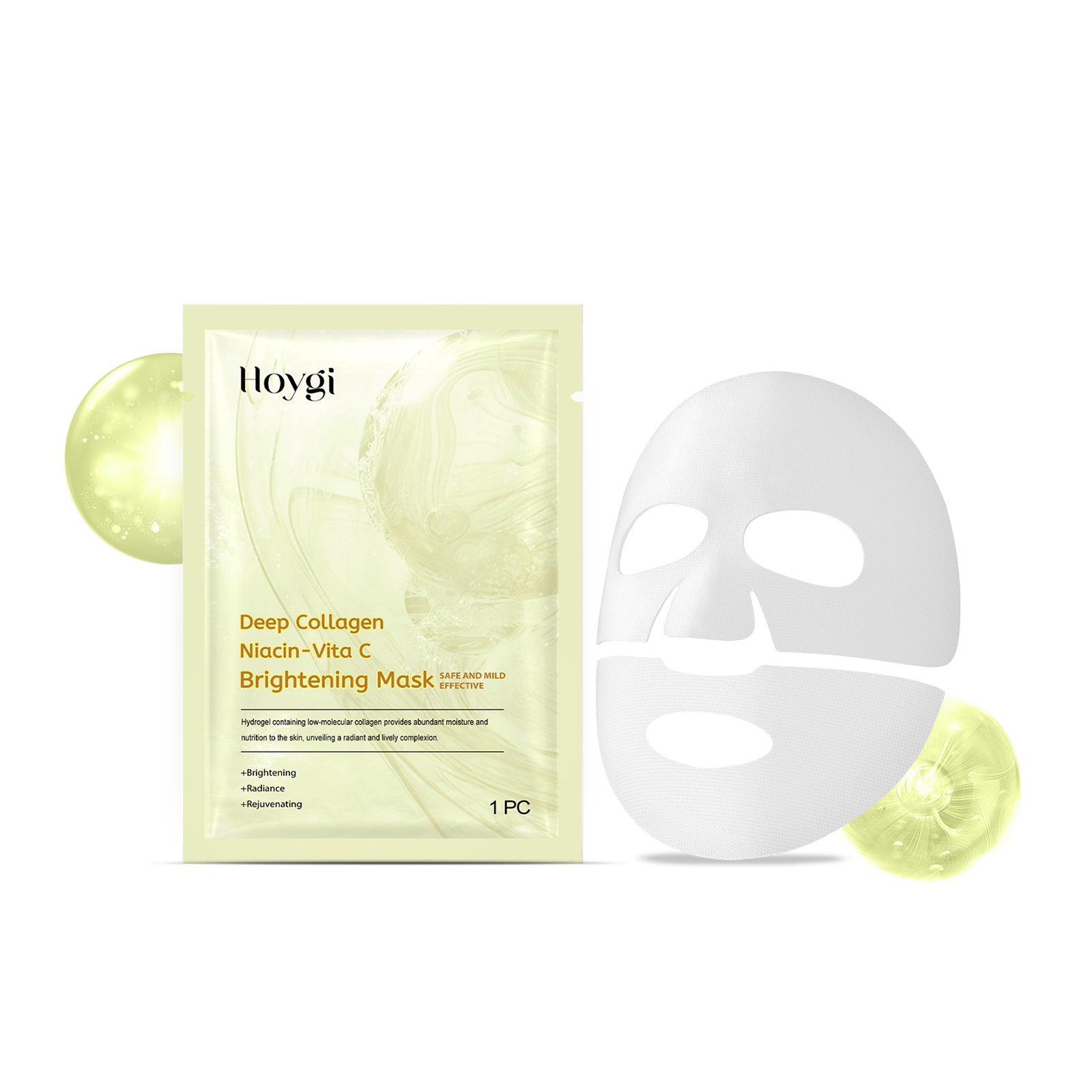 Nicotinic Acid Vitamin C Whitening Mask (Bag) Facial Moisturizing, Hydrating, Tender, Anti-Wrinkle, Repairing And Brightening Skin Care Mask